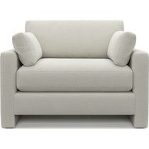 forbes white chair and a half   