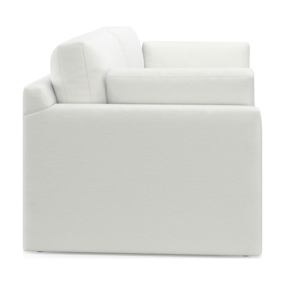 forbes white sofa   