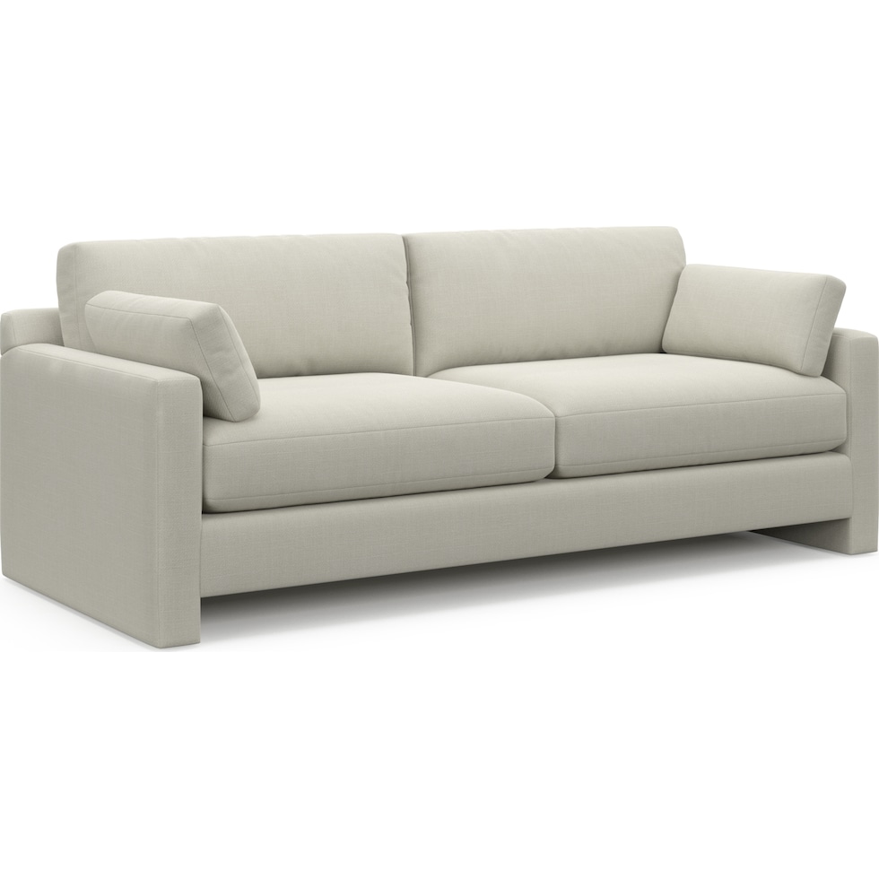 forbes white sofa   