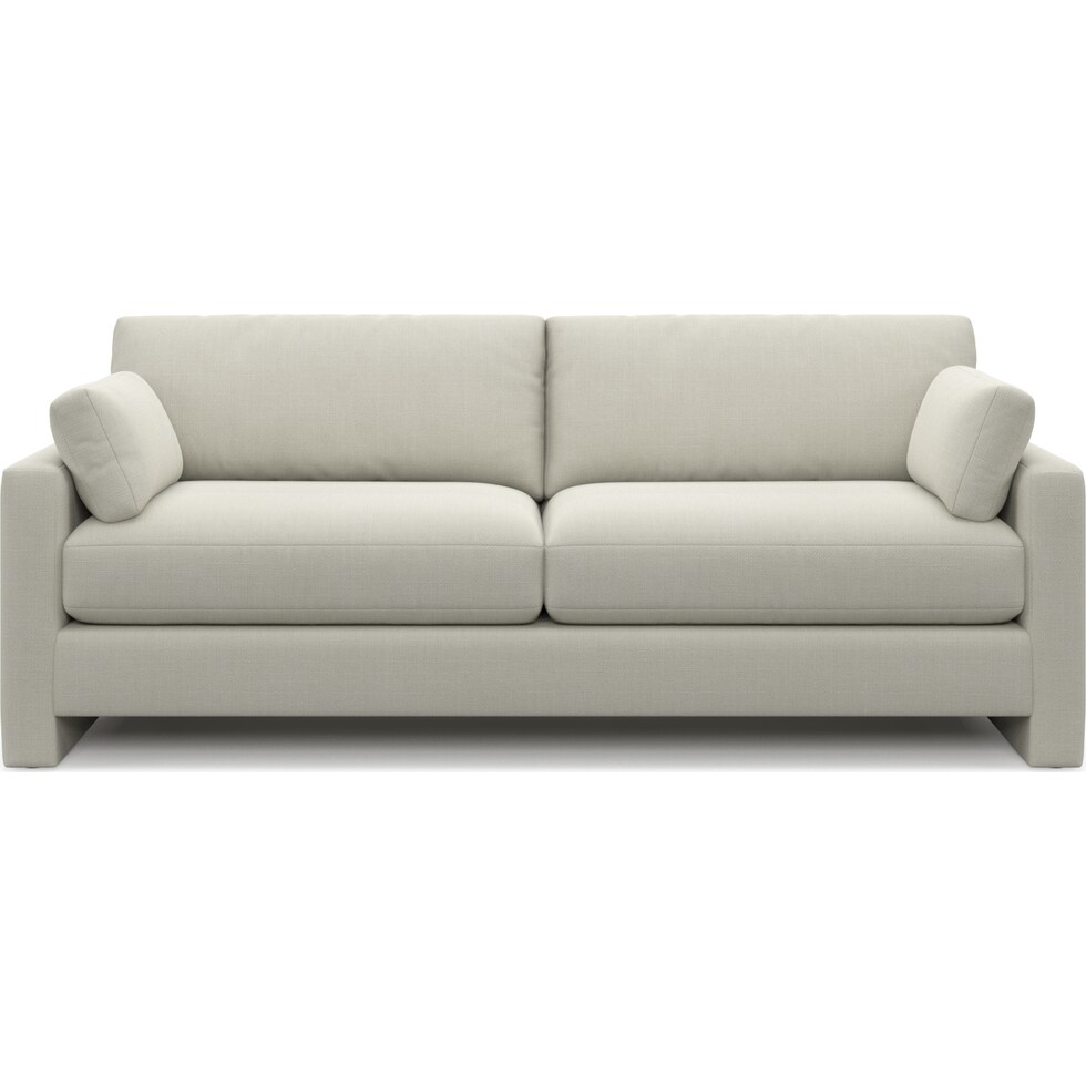 forbes white sofa   