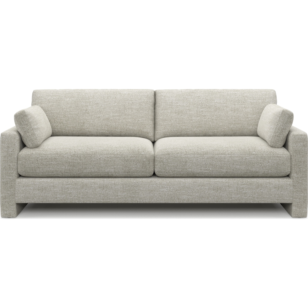 forbes white sofa   