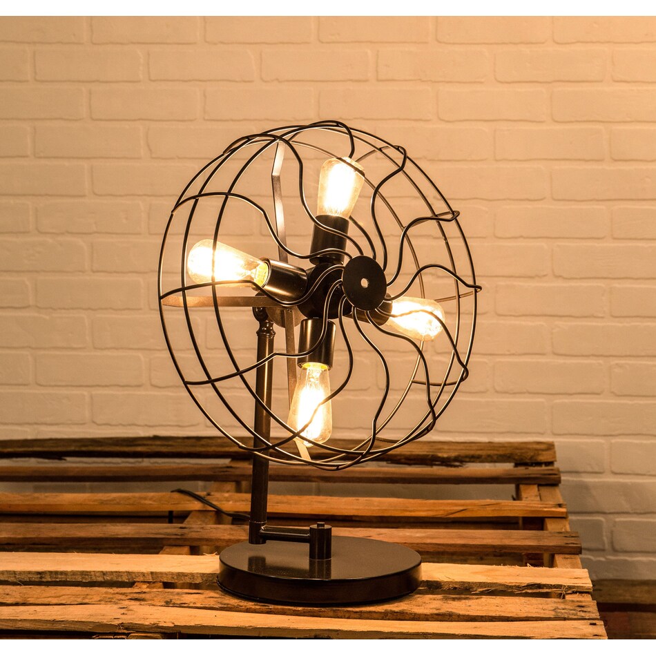 ford metal table lamp   