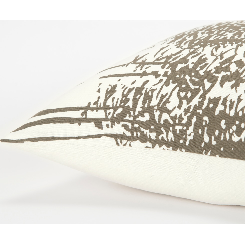 forrest white accent pillow   