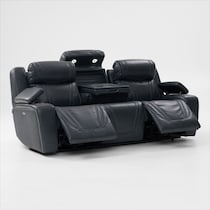 forte blue  pc power reclining living room   