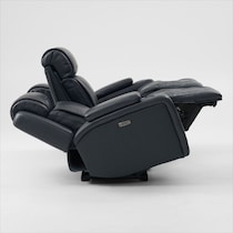 forte blue  pc power reclining living room   