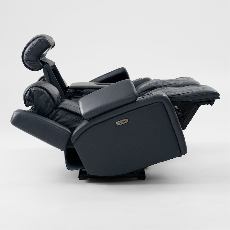 forte blue  pc power reclining living room   