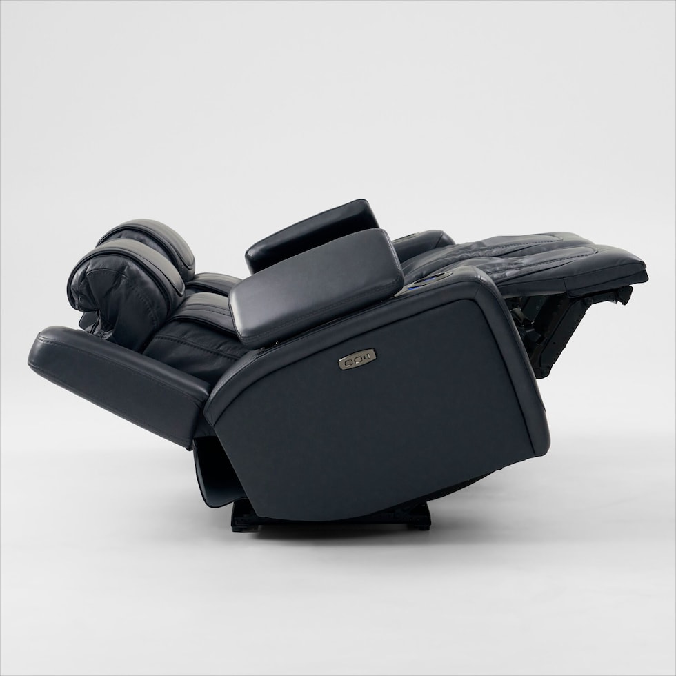 forte blue  pc power reclining living room   
