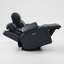 forte blue  pc power reclining living room   