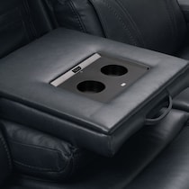 forte blue  pc power reclining living room   