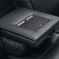 forte blue  pc power reclining living room   