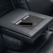 forte blue  pc power reclining living room   