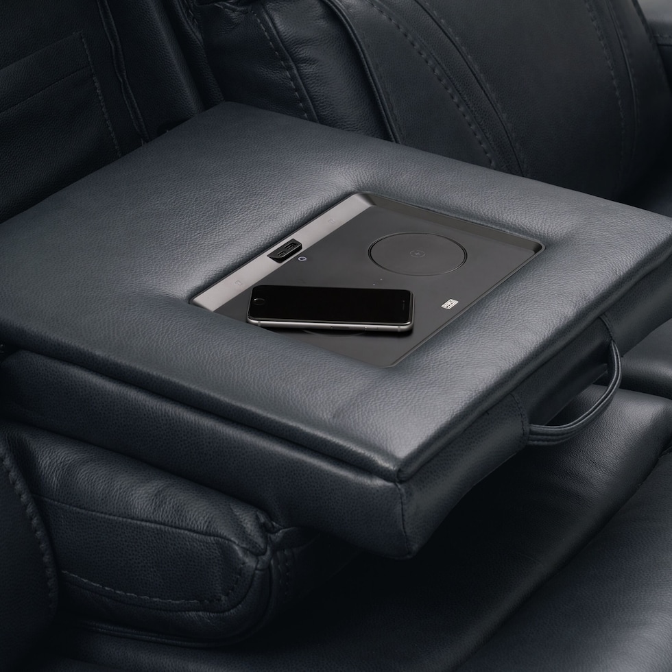 forte blue  pc power reclining living room   