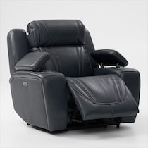 forte blue  pc power reclining living room   