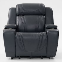 forte blue  pc power reclining living room   