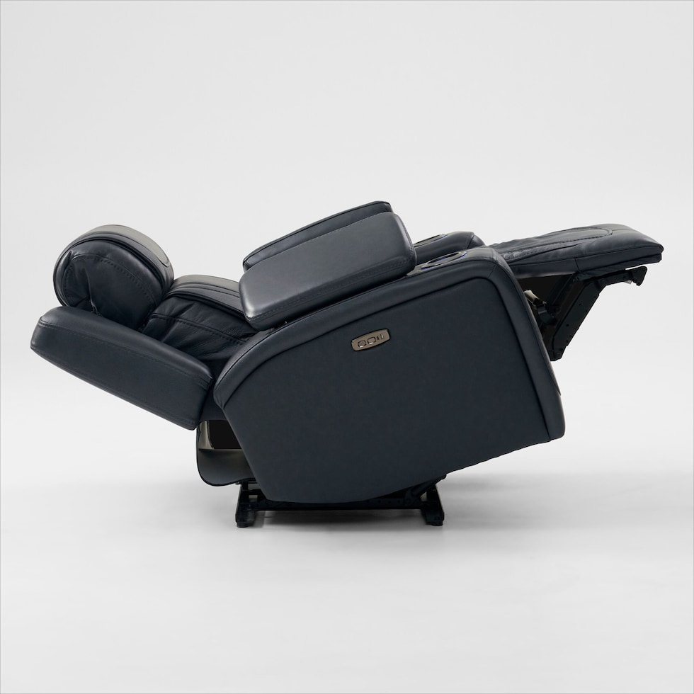 forte blue  pc power reclining living room   