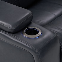forte blue  pc power reclining living room   