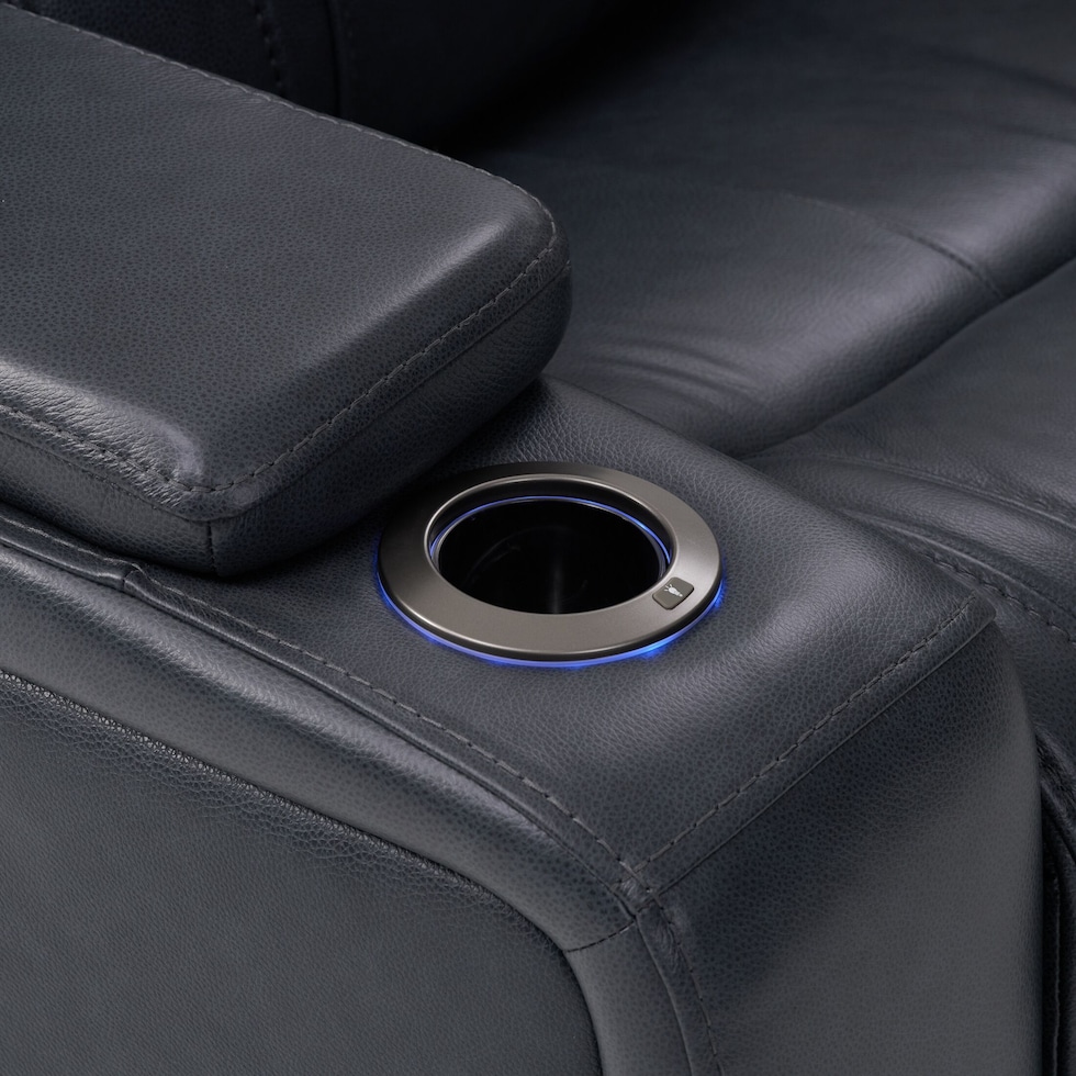 forte blue  pc power reclining living room   