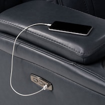 forte blue  pc power reclining living room   