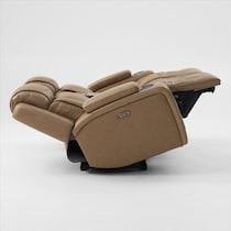 forte neutral power reclining loveseat   