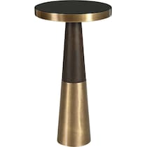 fortier gold accent table   