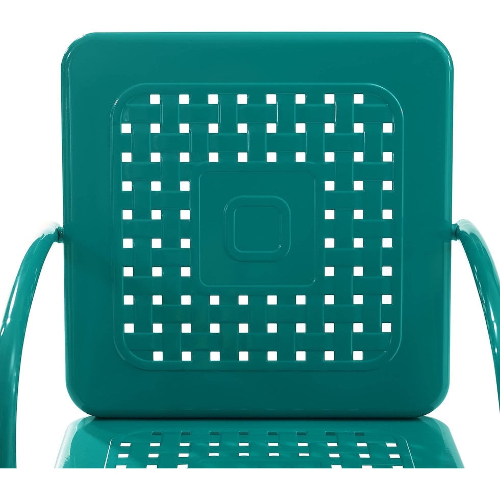 foster blue outdoor chair set   