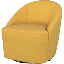 foster yellow accent chair   