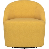foster yellow accent chair   