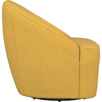 foster yellow accent chair   