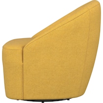 foster yellow accent chair   
