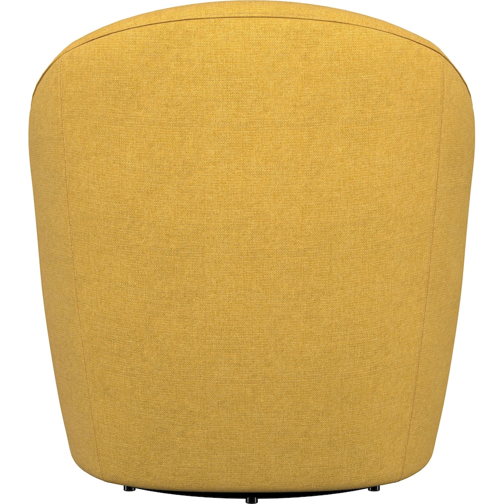 foster yellow accent chair   