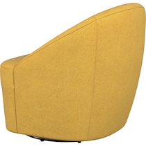 foster yellow accent chair   