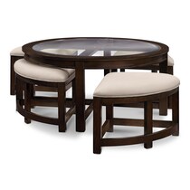 four corners merlot  pc occasional table set   
