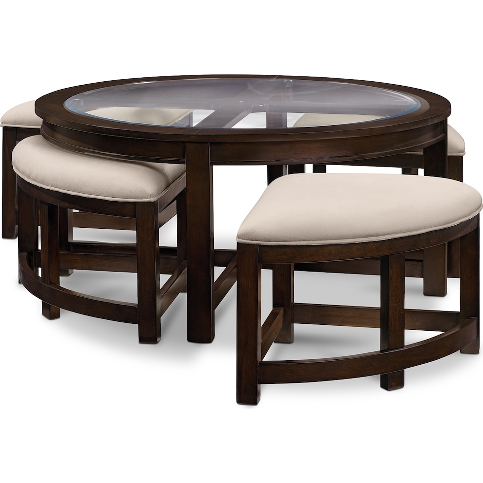 four corners merlot  pc occasional table set   