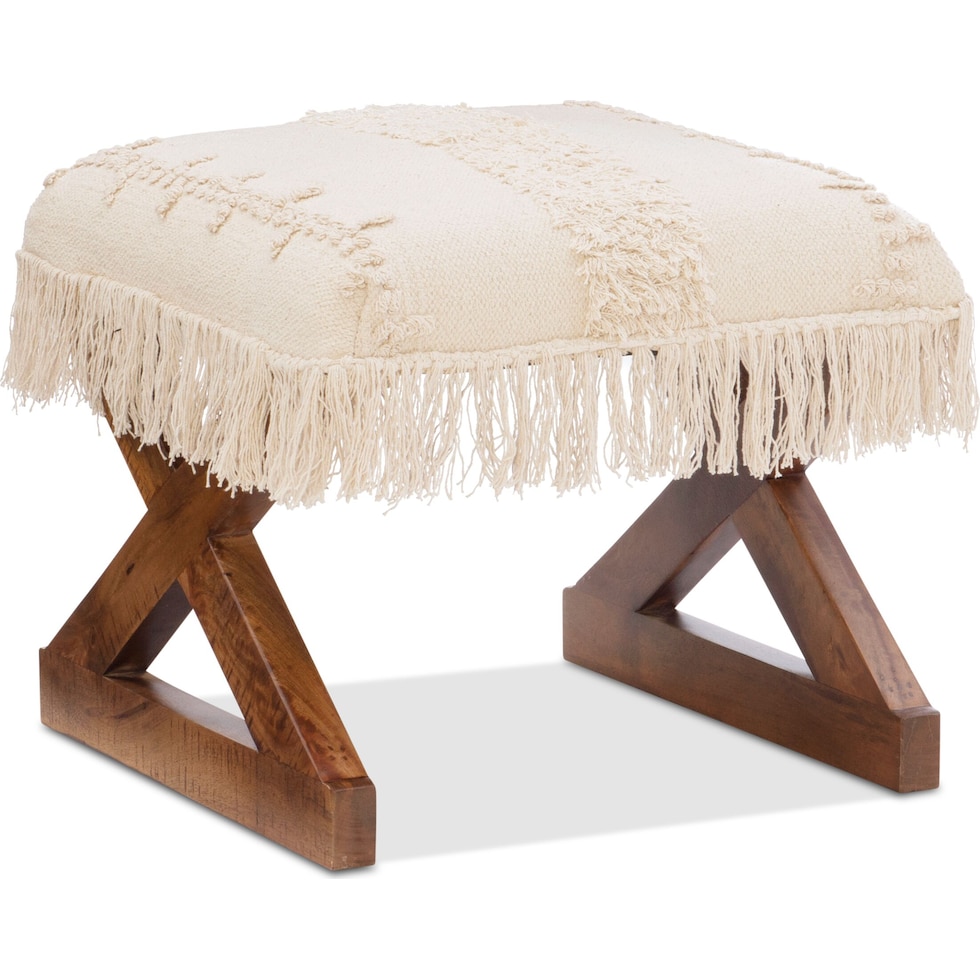 frances white ottoman   