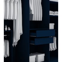 francis blue wardrobe   