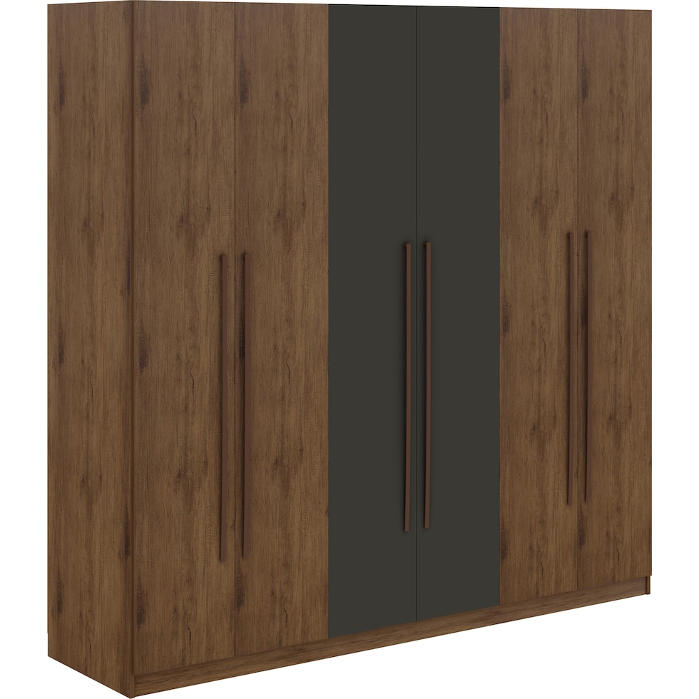 francis light brown wardrobe   