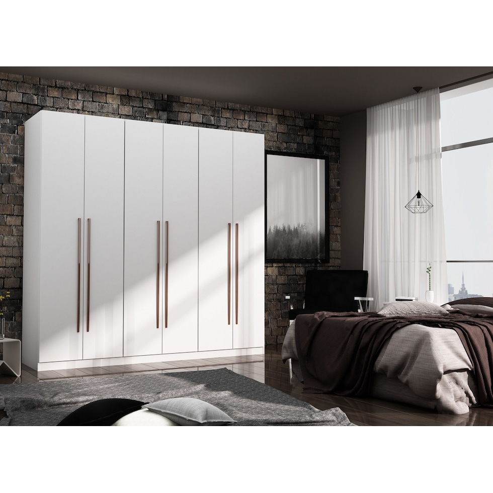 francis white wardrobe   