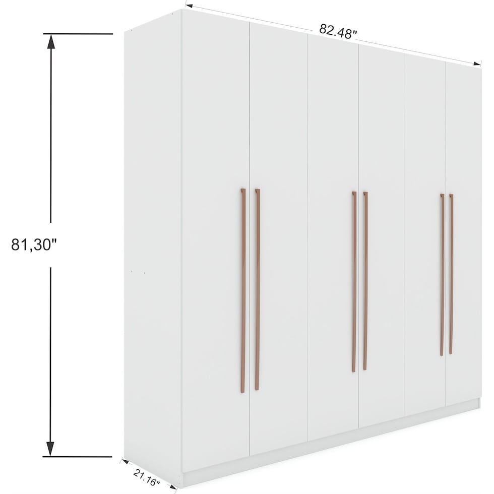 francis white wardrobe   