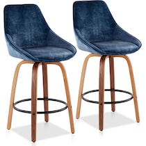 fraser blue counter height stool   