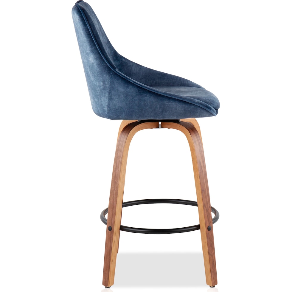 fraser blue counter height stool   