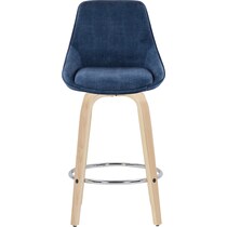 fraser blue counter height stool   