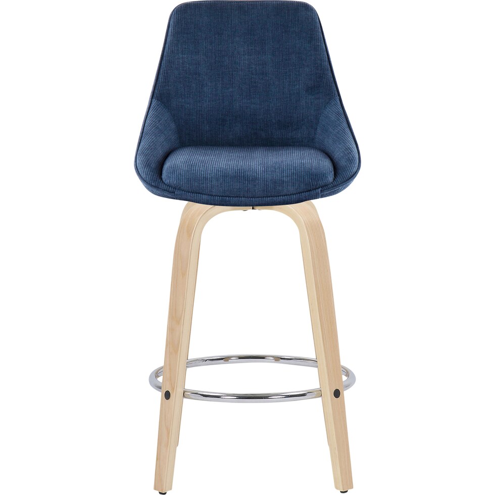 fraser blue counter height stool   
