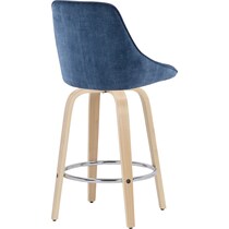 fraser blue counter height stool   