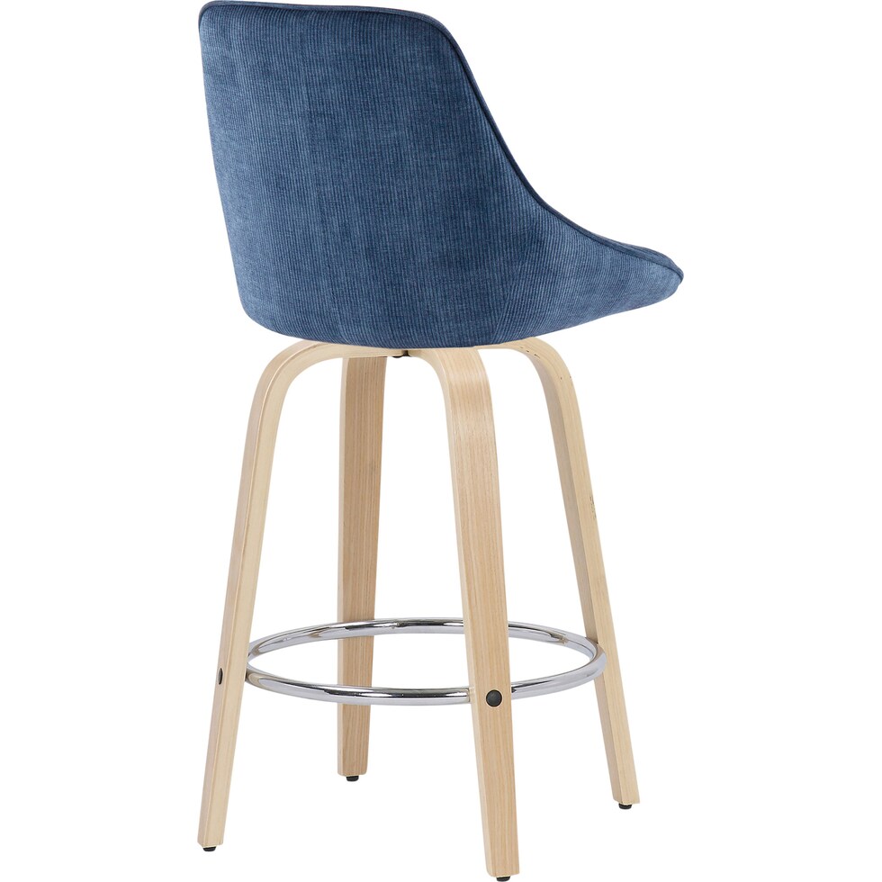 fraser blue counter height stool   