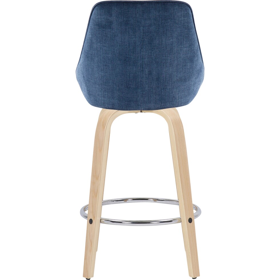 fraser blue counter height stool   