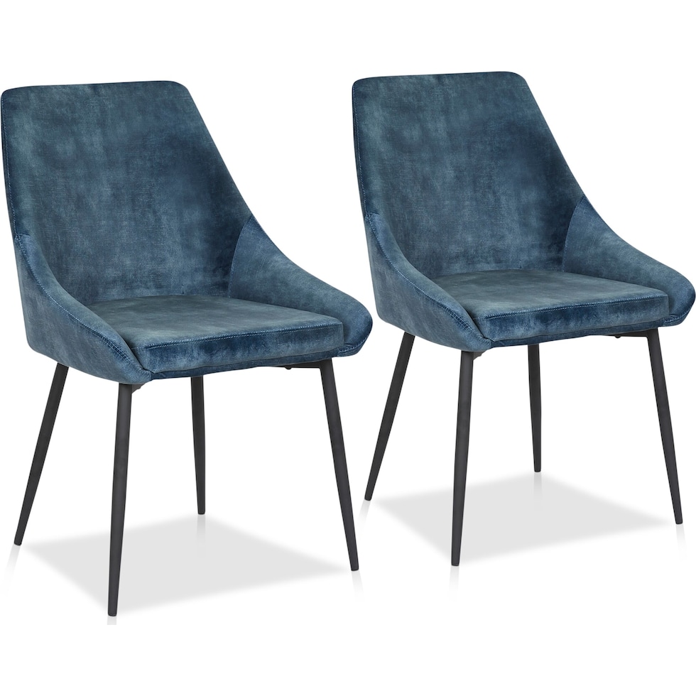 fraser blue dining chair   
