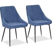 fraser blue dining chair   