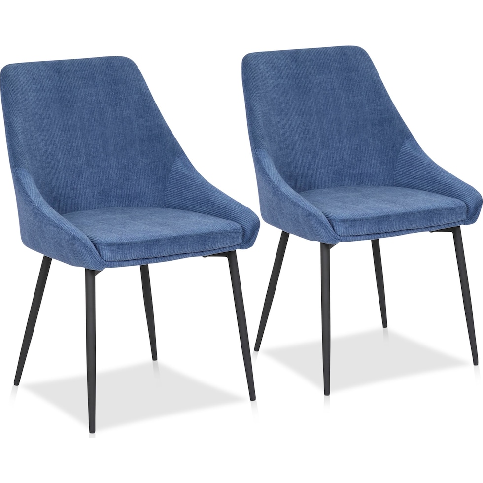 fraser blue dining chair   