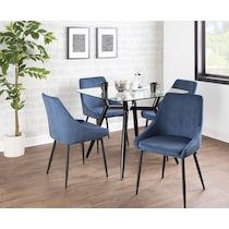 fraser blue dining chair   