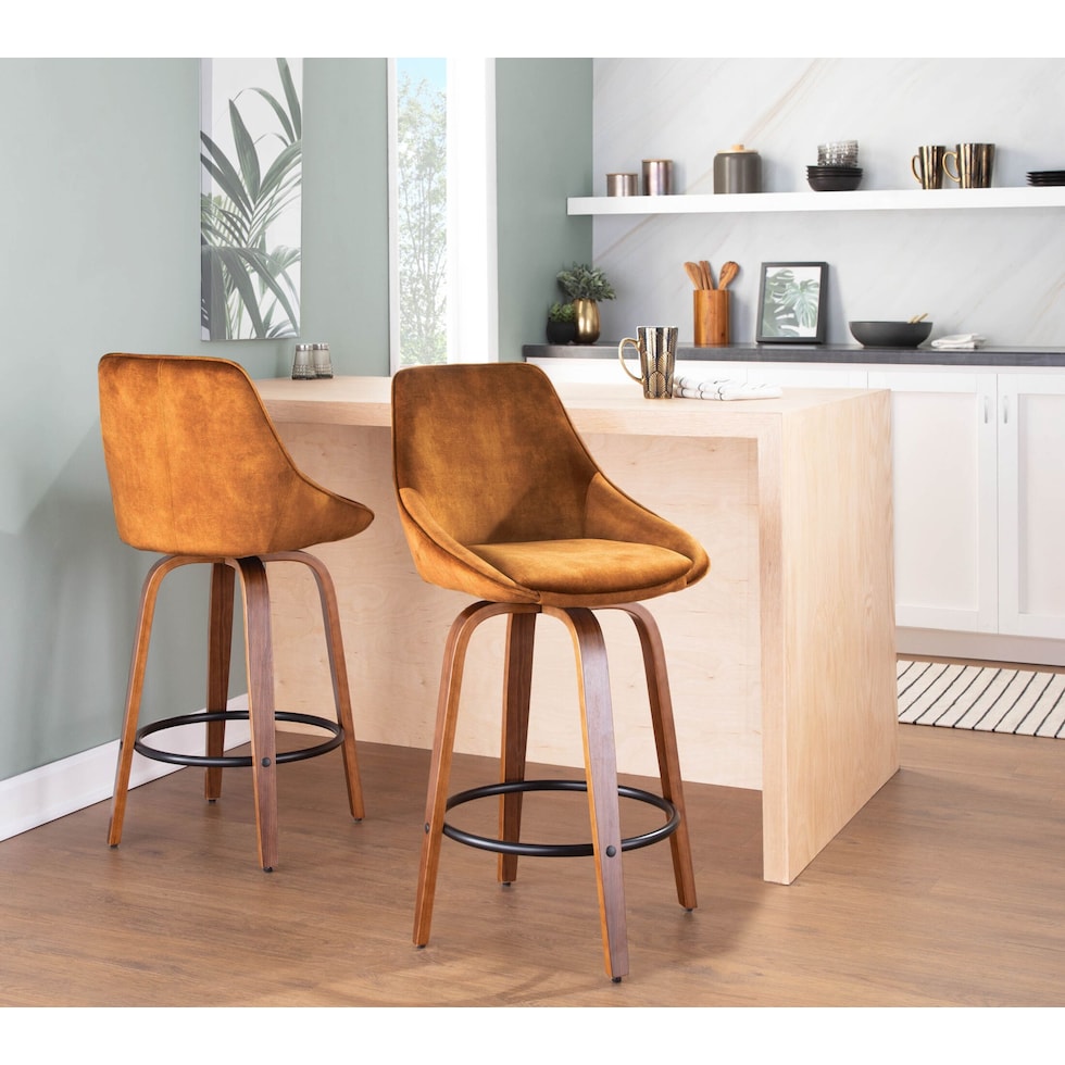 fraser gold counter height stool   